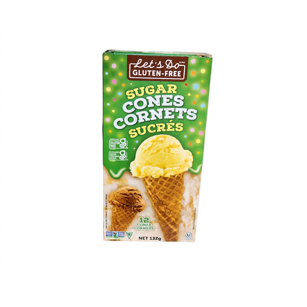 Let's Do Gluten Free Sugar Cones (132g)