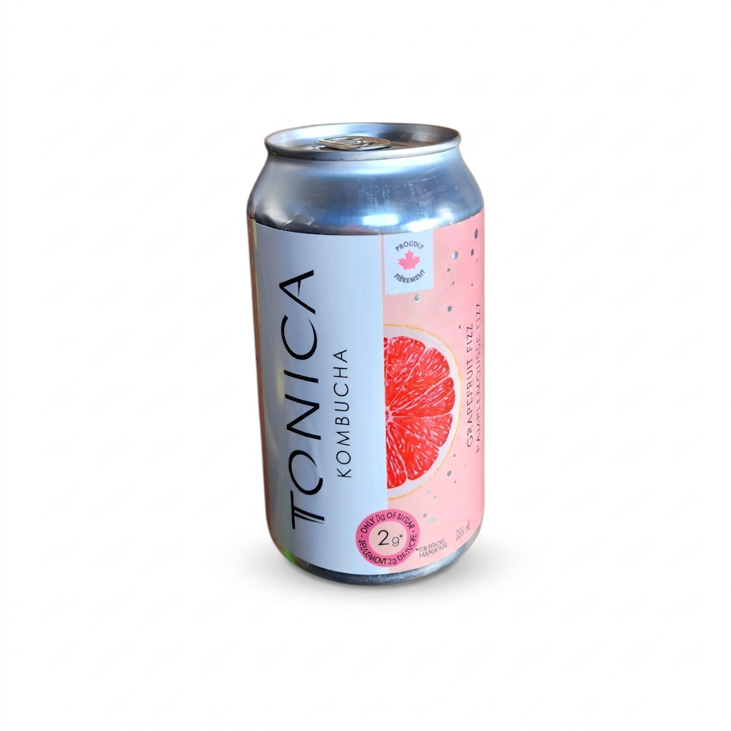 Tonica Kombucha Grapefruit Fizz (355mL)