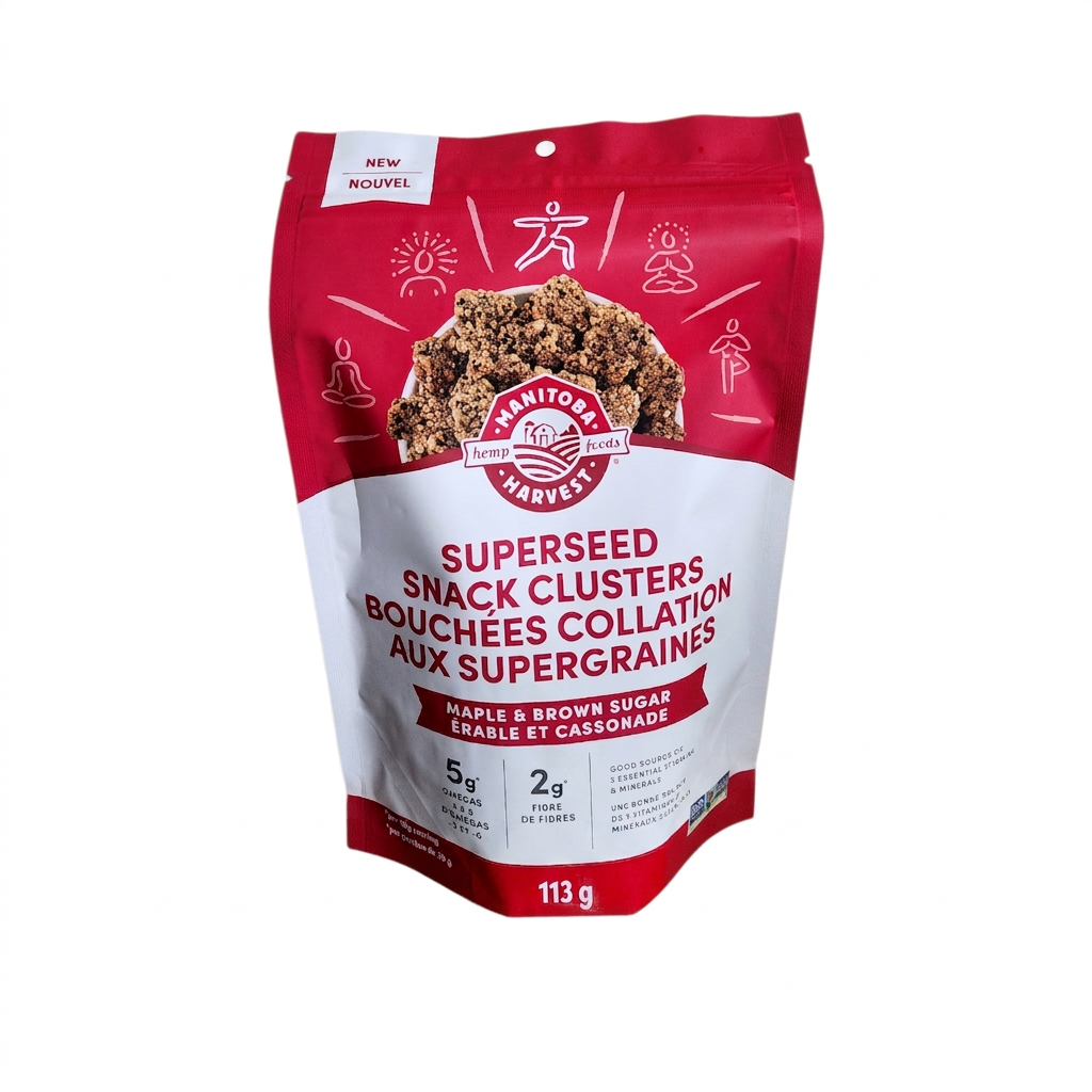 Manitoba Harvest Snack Clusters Maple & Brown Sugar (113g)