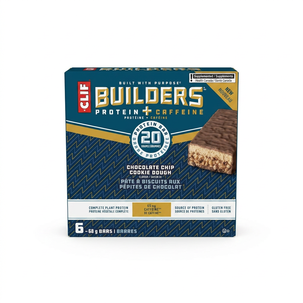 Clif Builders Protein Chocolate Chip Cookie Dough (6x68g)