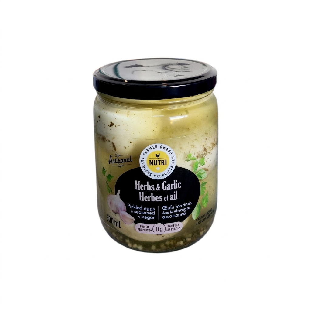 Nutri Herbs & Garlic Pickled Eggs (500mL)
