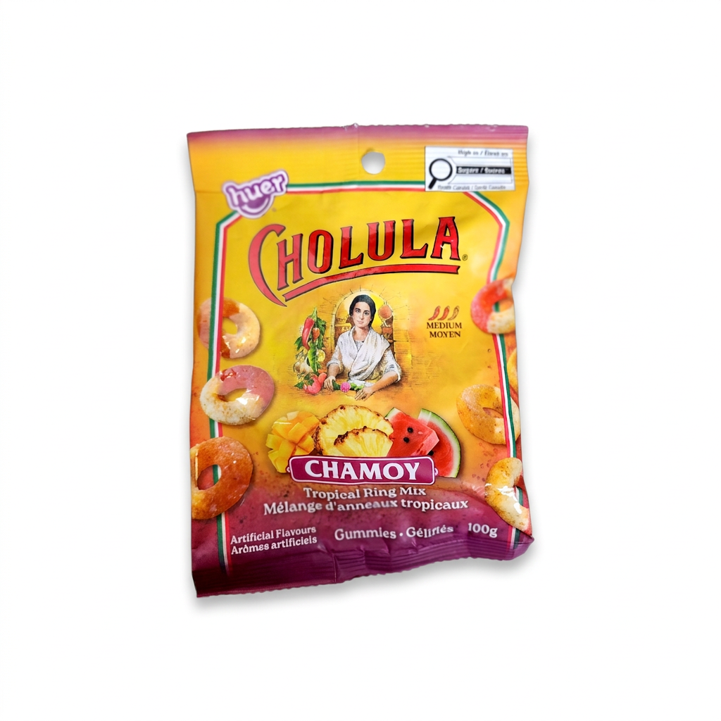 Huer Cholula Chamoy Trpoical Ring Mix (100g)