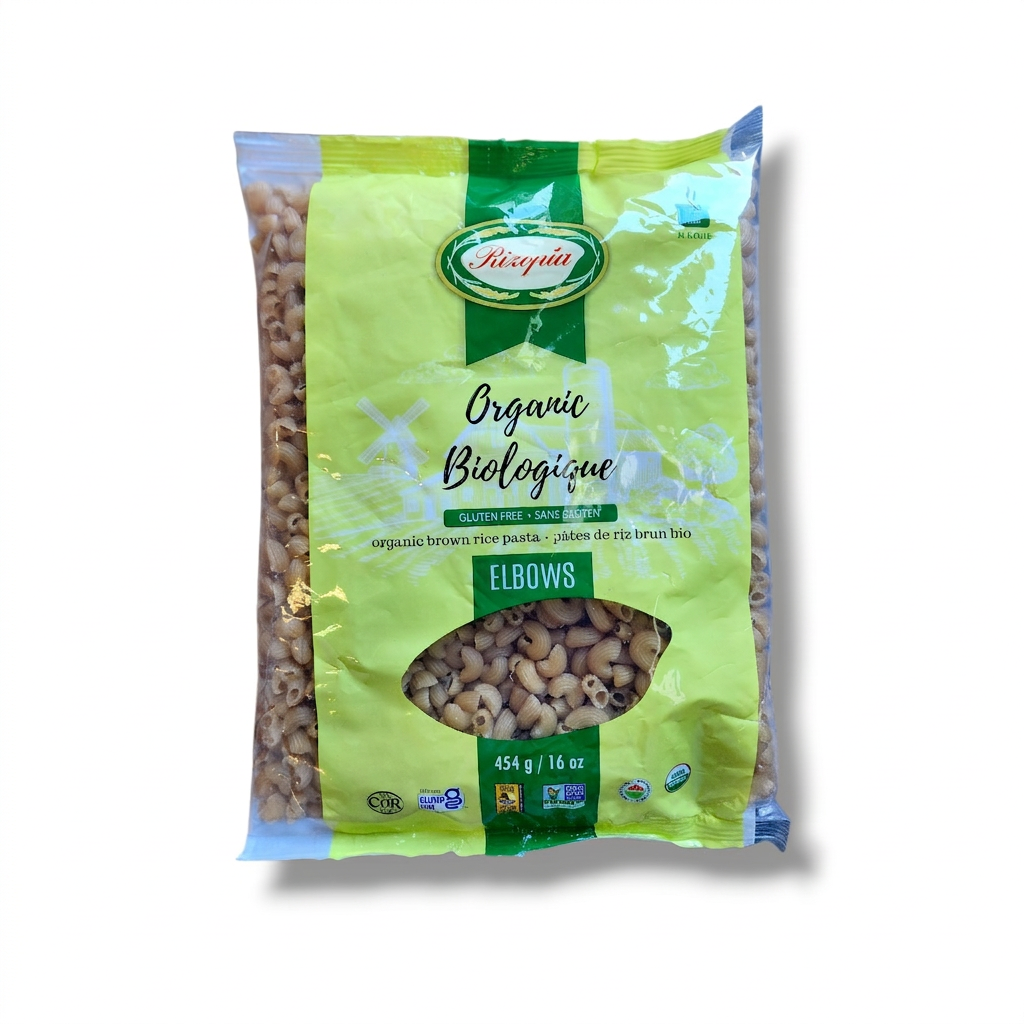 Rizopia Organic Brown Rice Pasta Elbows (454g)