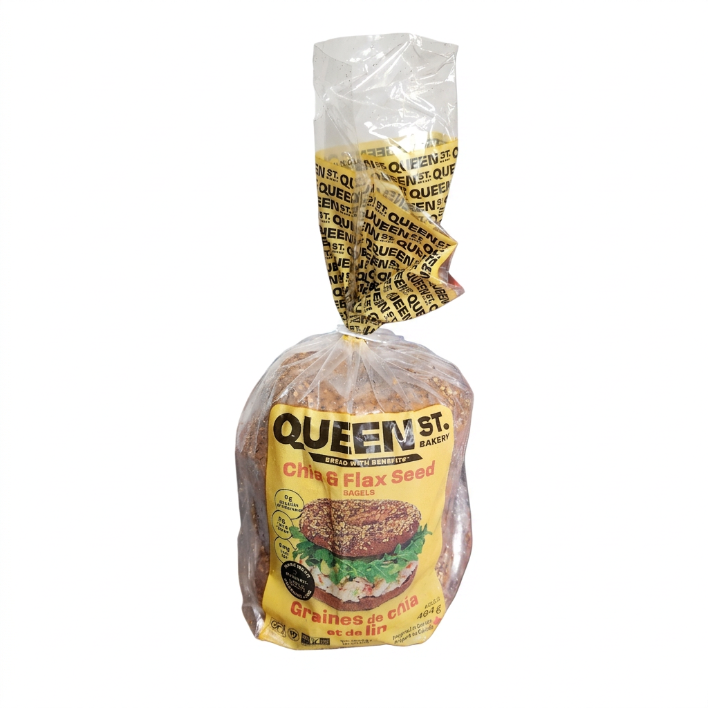 Queen St.Bakery Chia & Flax Seed Bagels (464g)