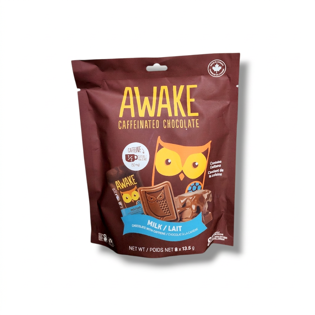Awake Caffeinated Milk Chocolate (8x13.5g)