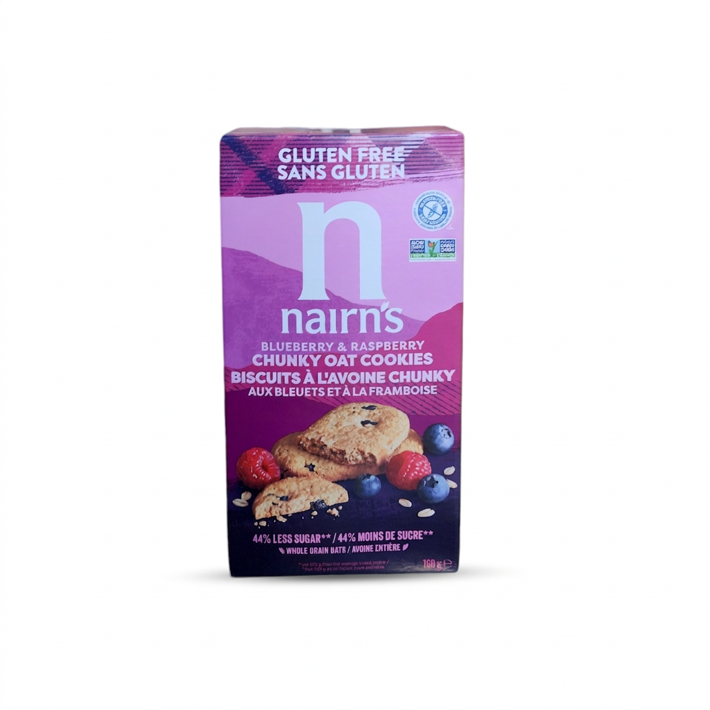Nairn's Blueberry & Raspberry Chunky Oat Cookies (160g)