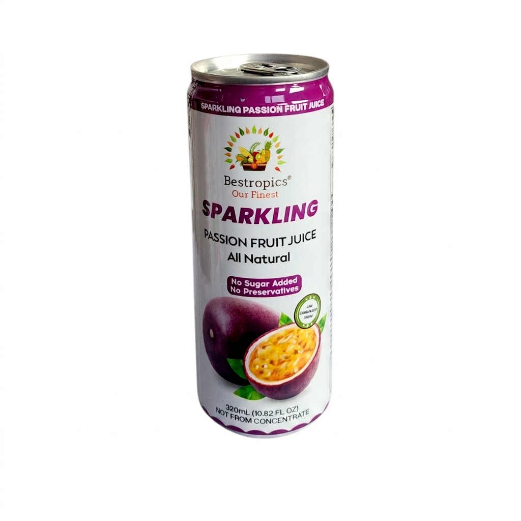 Bestropics Sparkling Passionfruit Juice (320mL)