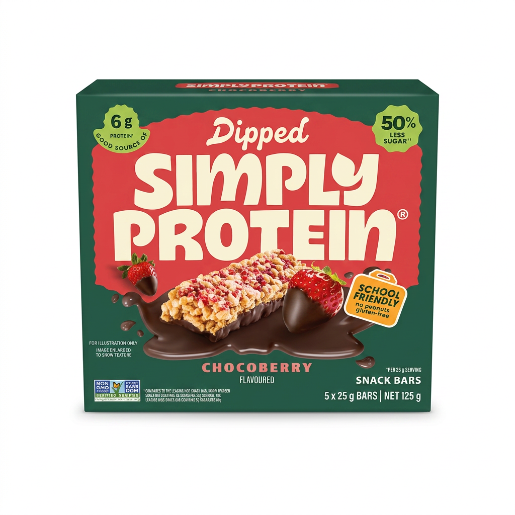 Simply Protein Diped Chocoberry (125g)