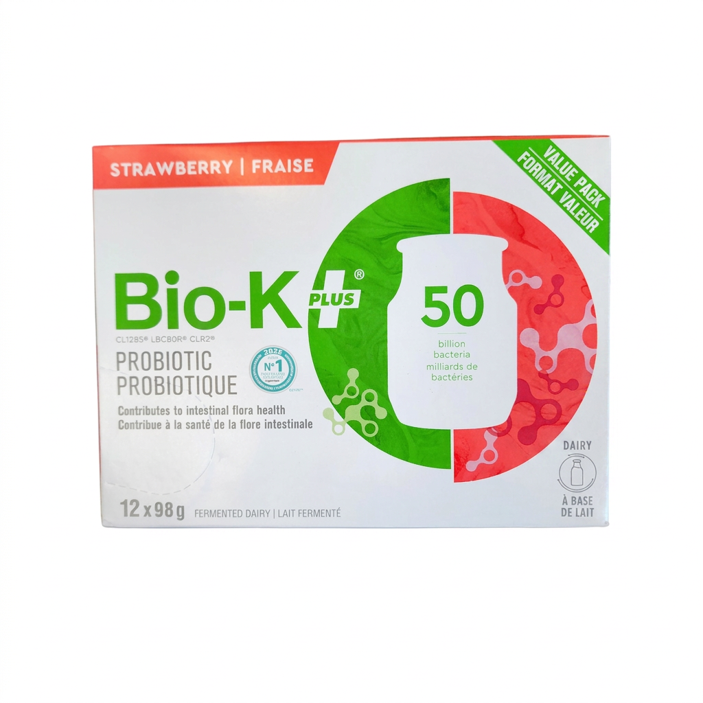 Bio-K Probiotic Strawberry (12x98g)
