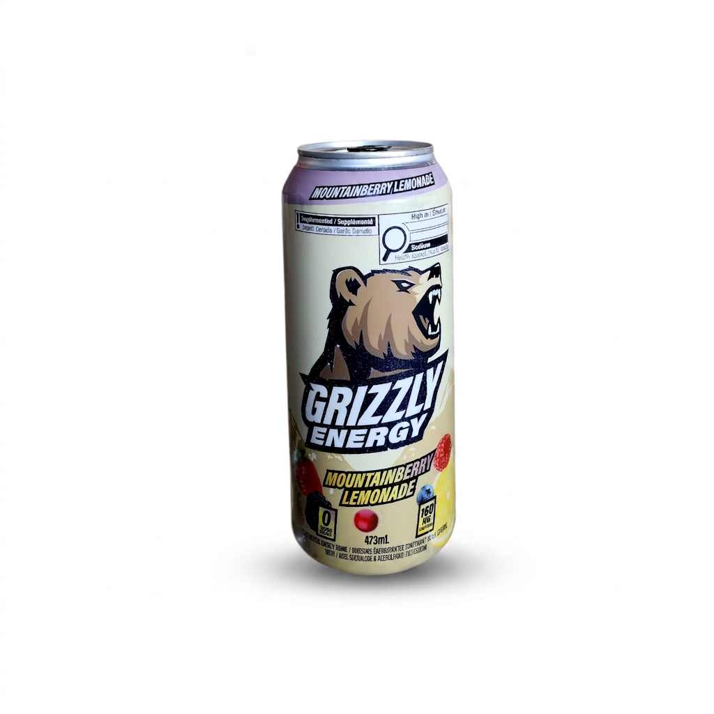Grizzly Energy Mountainberry Lemonade (473mL)