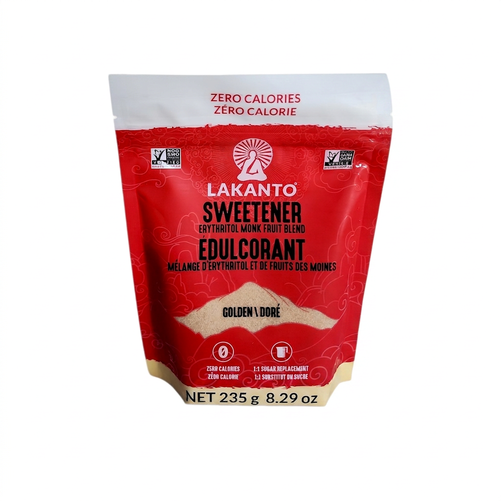 Lakanto Sweetner Erythritol Monk Fruit Blend Golden (235g)