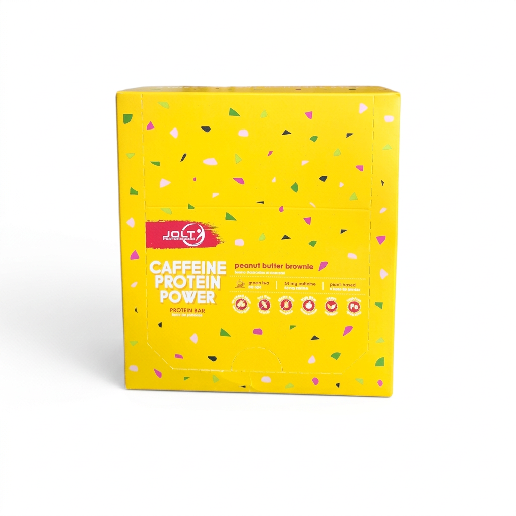 Jolt Caffeine Protein Power Peanut Butter Brownie Bar (12x47g)