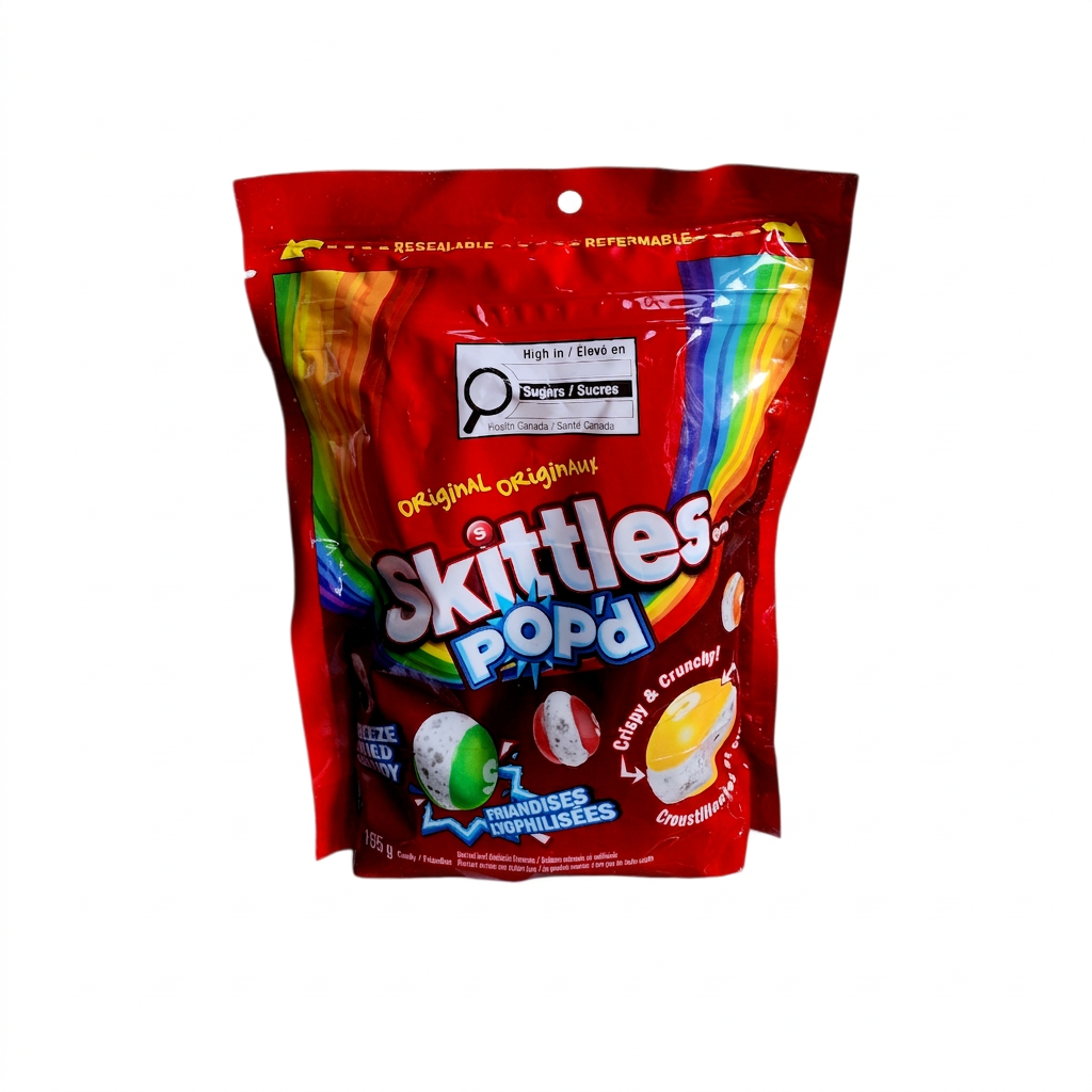 Skittles Original Pop'd Freeze Dried Candy (155g)