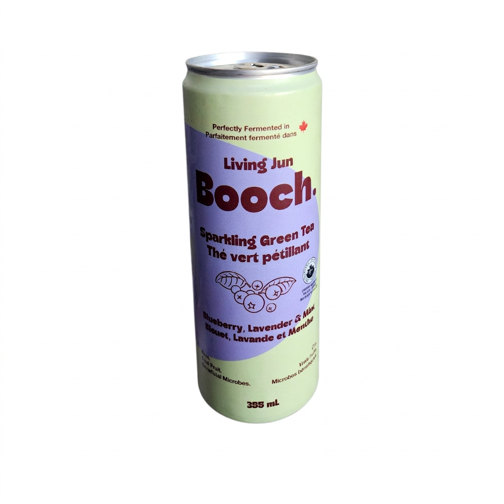 Booch Sparkling Green Tea Blueberry,lavender & Mint (355mL)