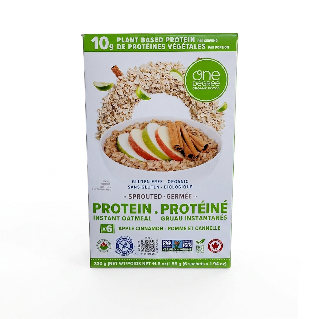 One Degree Protein Instant Oatmeal Apple Cinnamon (330g)