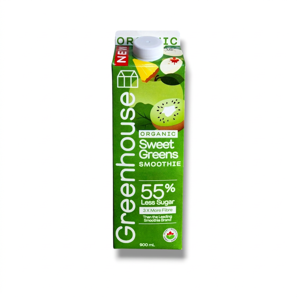 Greenhouse Organic Sweet Greens Smoothie (900mL)
