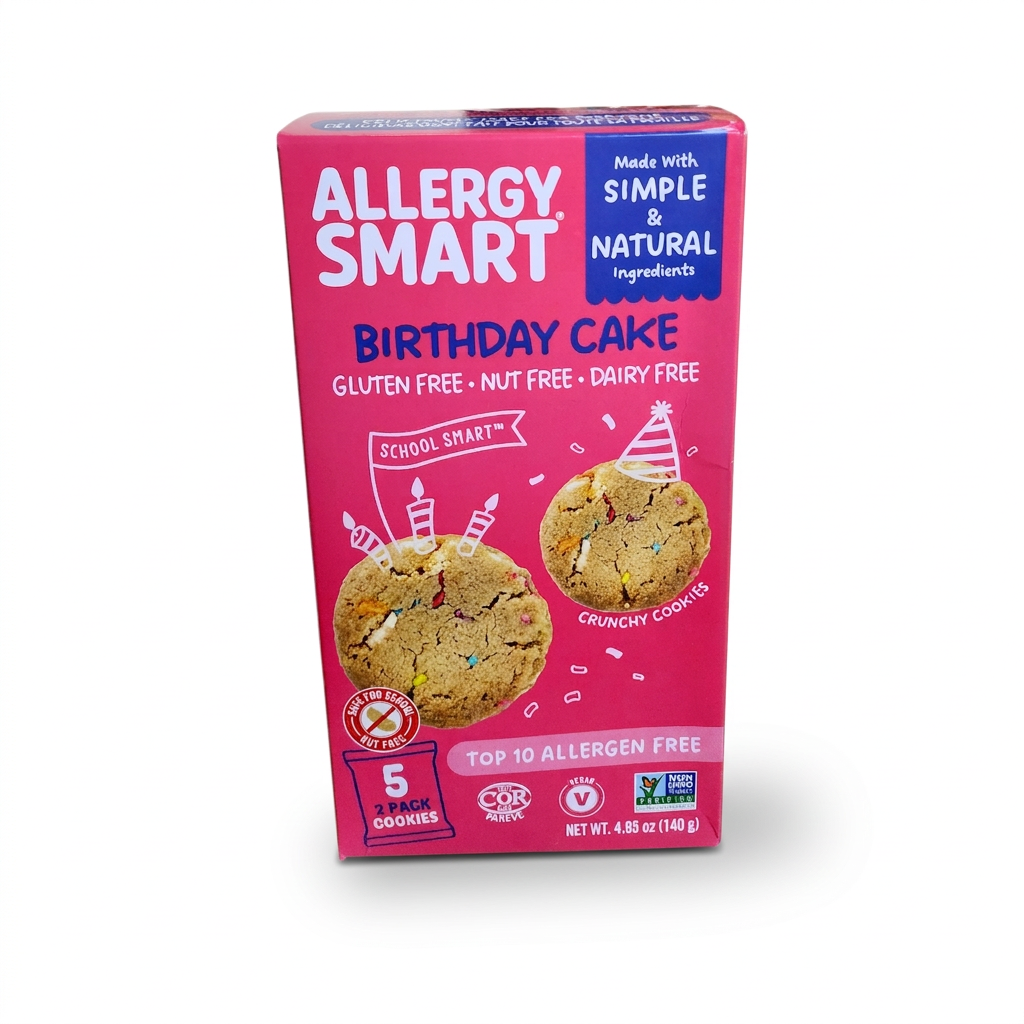 Allergy Smart Birthday Cake Cookies (140g)