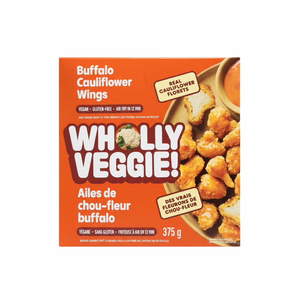 Wholly Veggie Buffalo Cauliflower Wings (375g)