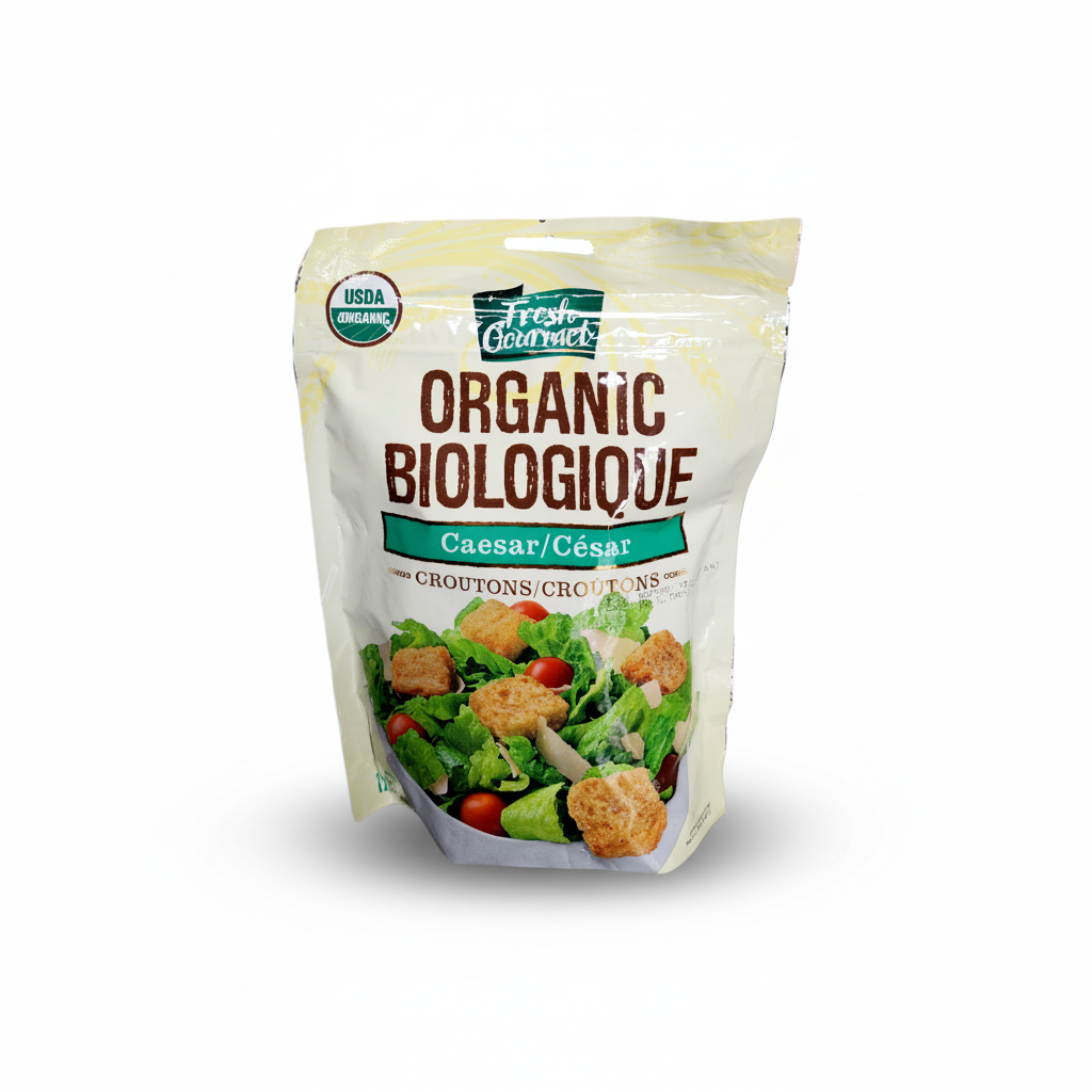 Fresh Gourmet Organic Caesar Croutons (128g)
