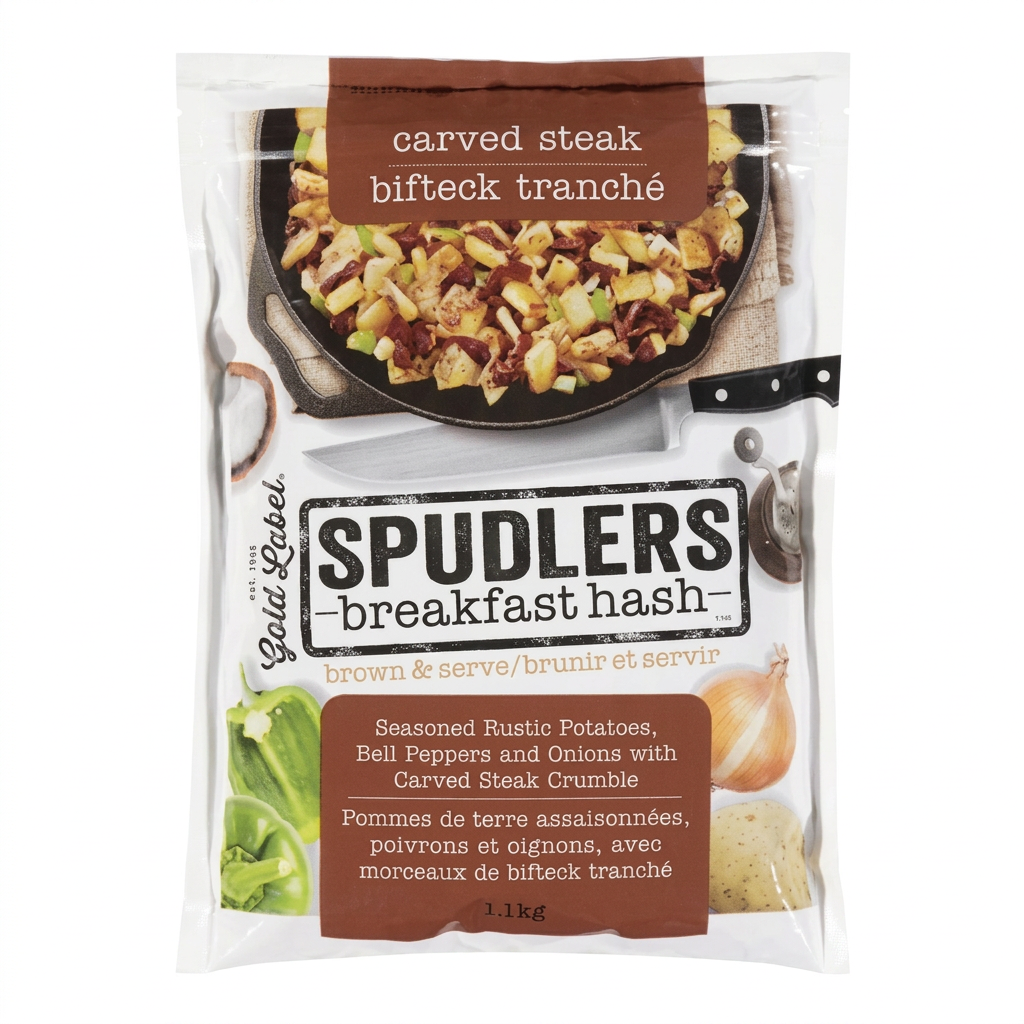 Spudlers Frozen Steak and Potatoes 1KG