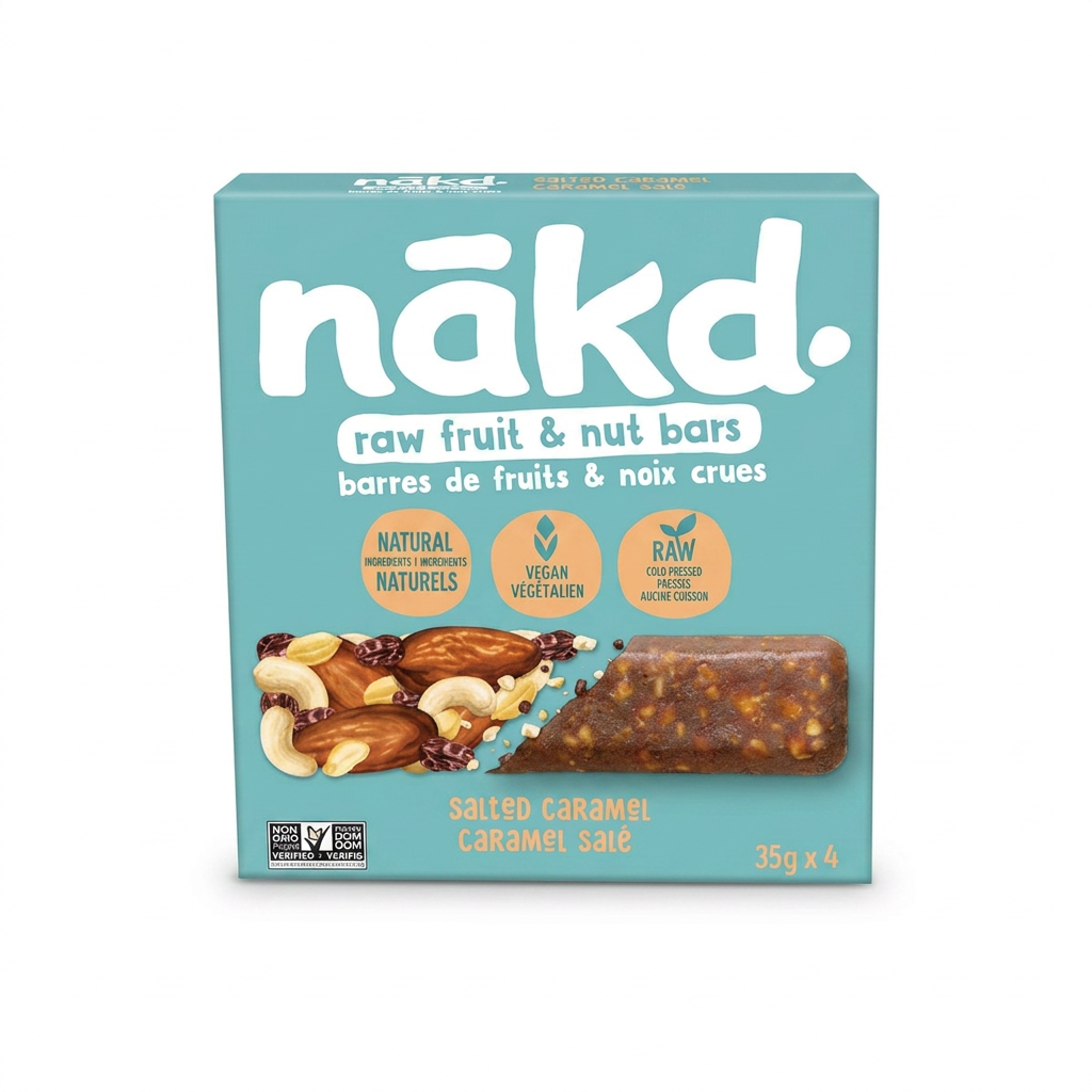 Nakd Salted Caramel Fruit Bar (4x35g)
