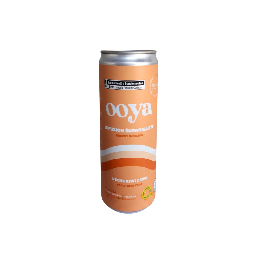 Ooya Energy Infusion Peach Kiwi Zero (355mL)