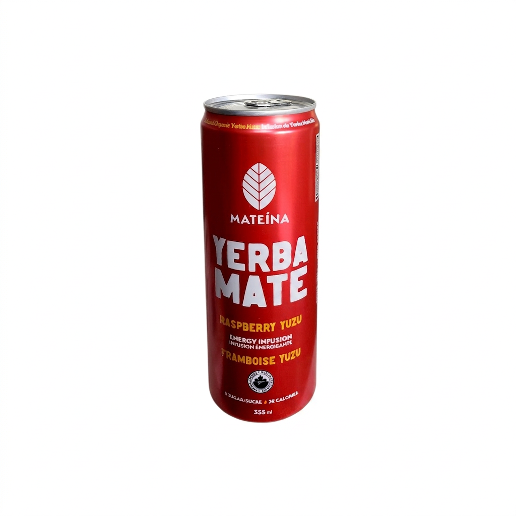 Mateina Yerba Mate Raspberry Yuzu (355mL)
