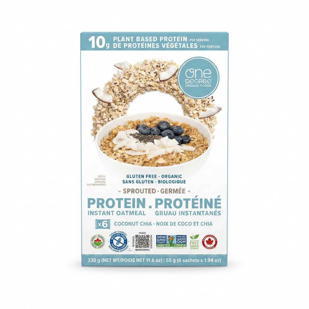 One Degree Instant Oatmeal Coconut Chia (330g)