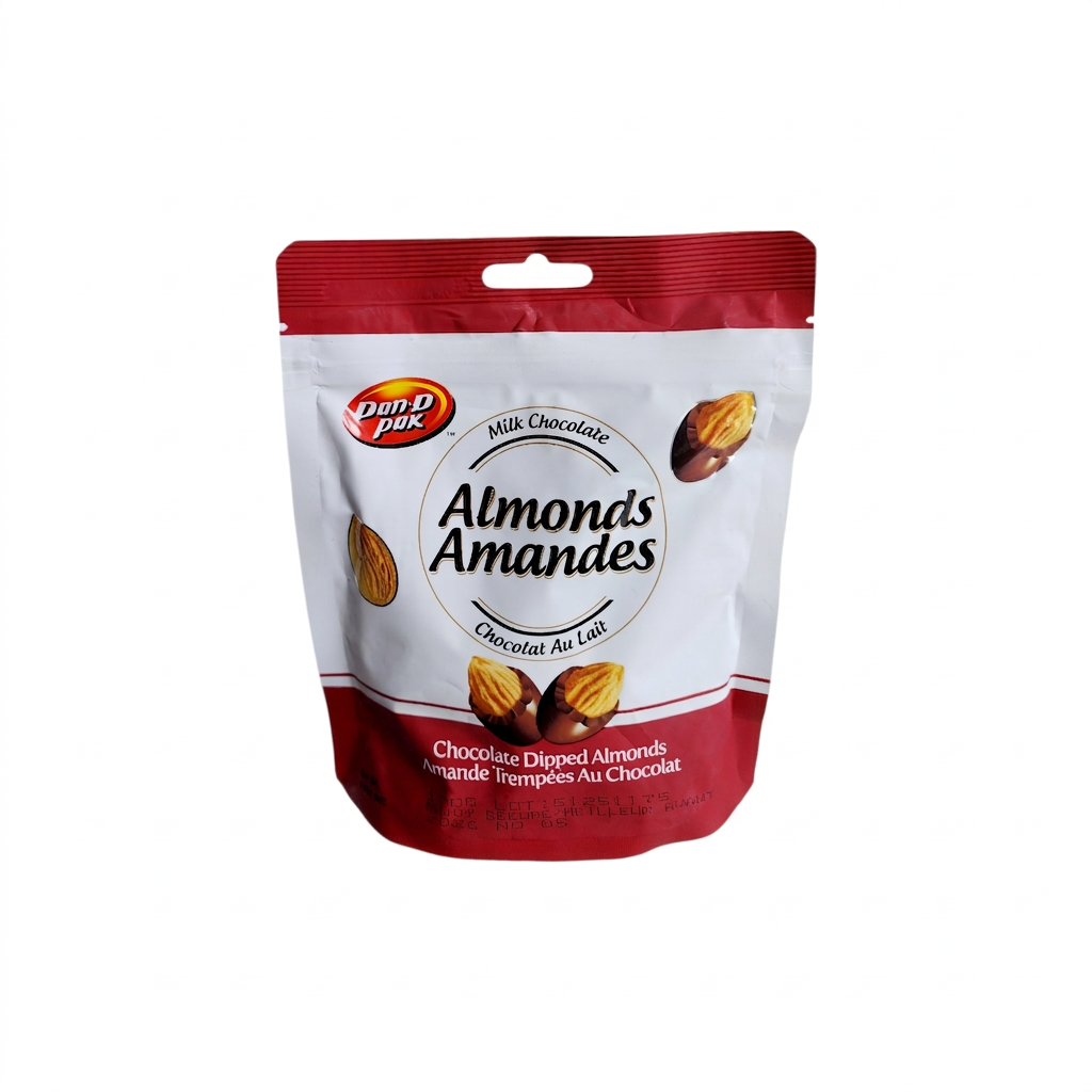 Dan-D Pak Milk Chocolate Dipped Almonds (170g)