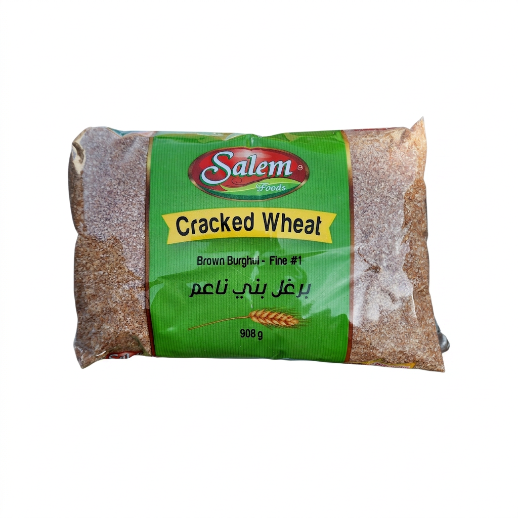 Salem Foods Cracked Wheat Brown Burghul Fine #1 (908g)
