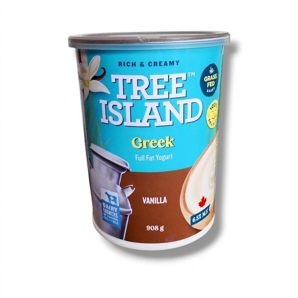 Tree Island Greek 6.5% Rich & Creamy Vanilla (908g)