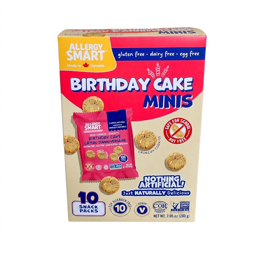 Allergy Smart Birthday Cake Minis (200g)