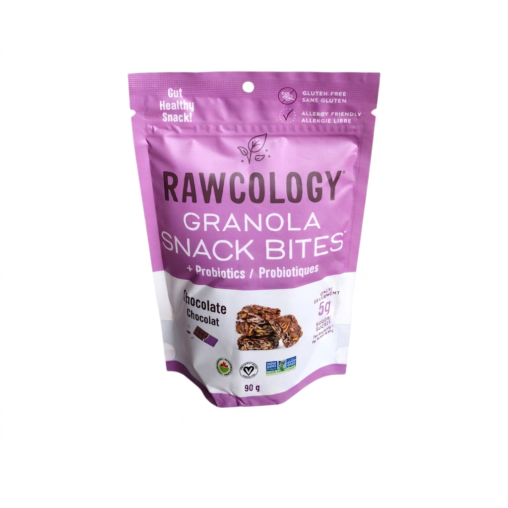 Rawcology Granola Snack Bites Chocolate (90g)