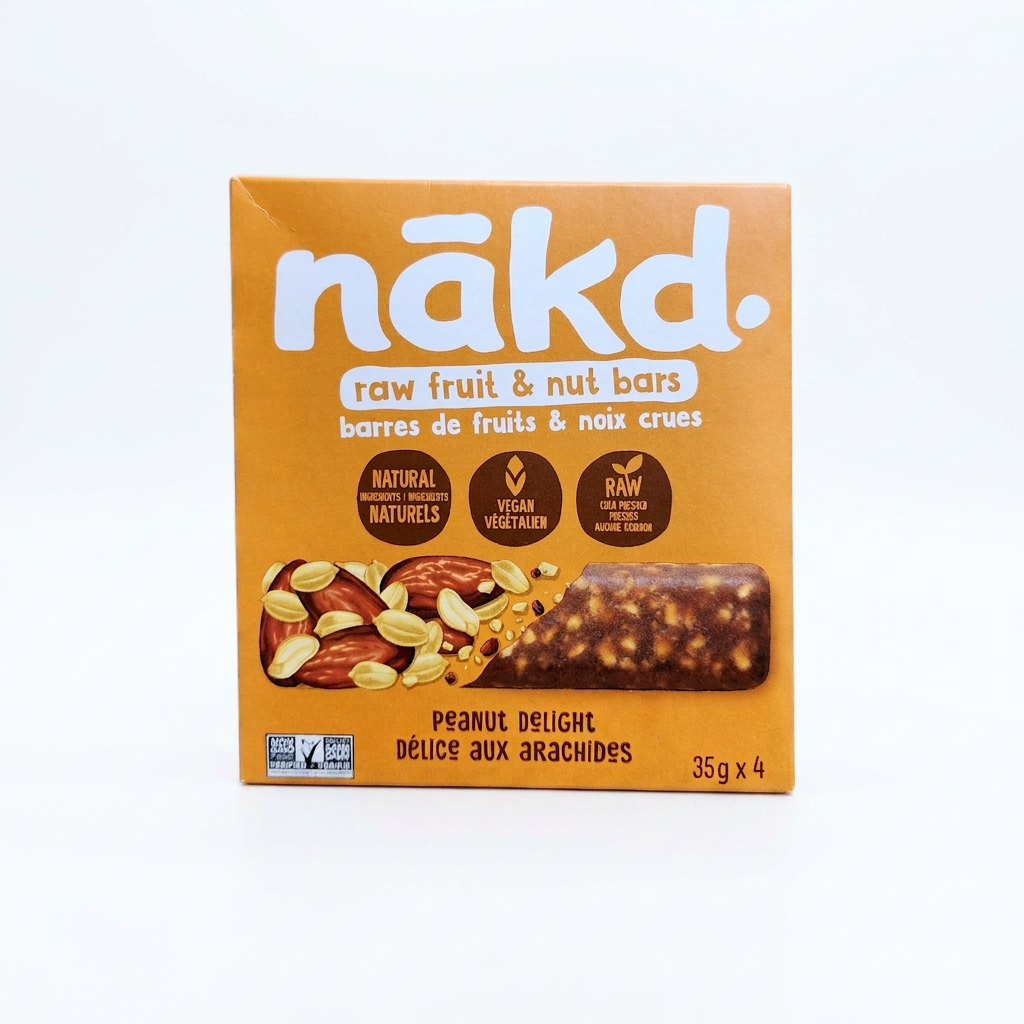 Nakd Raw Fruit Bar Peanut Delight (4x35g)
