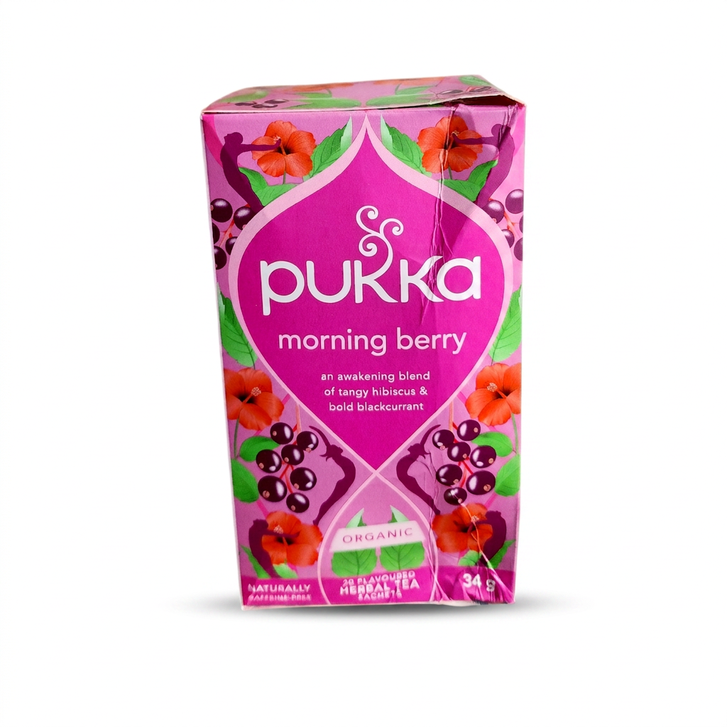Pukka Morning Berry Hibiscus & Blackcurrant (34g)