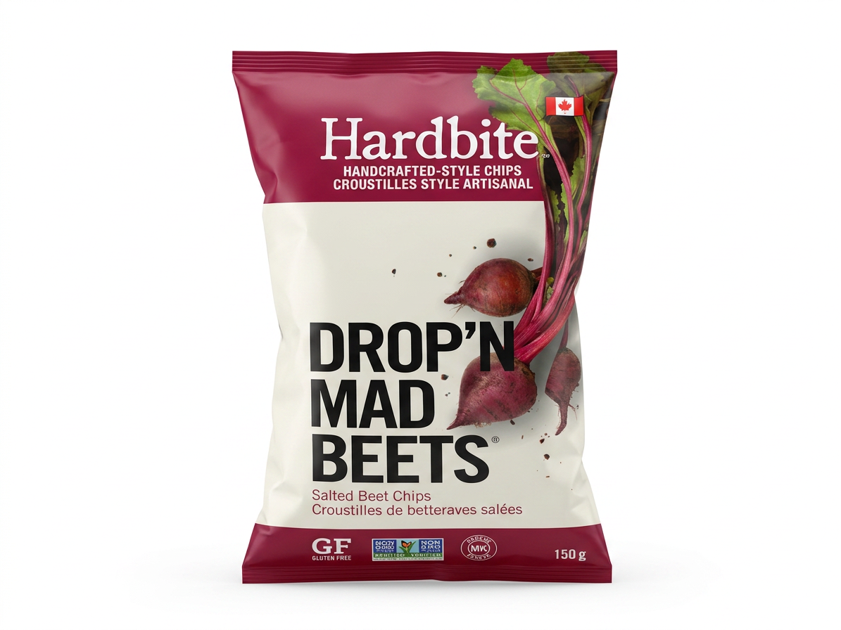 Hardbite Drop'n Mad Beet Chips (150g)