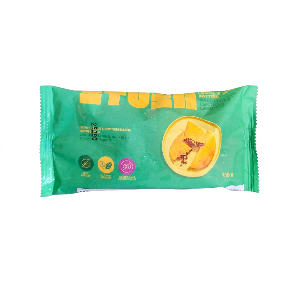 Stush Lentil & Veggie Patties (115g)