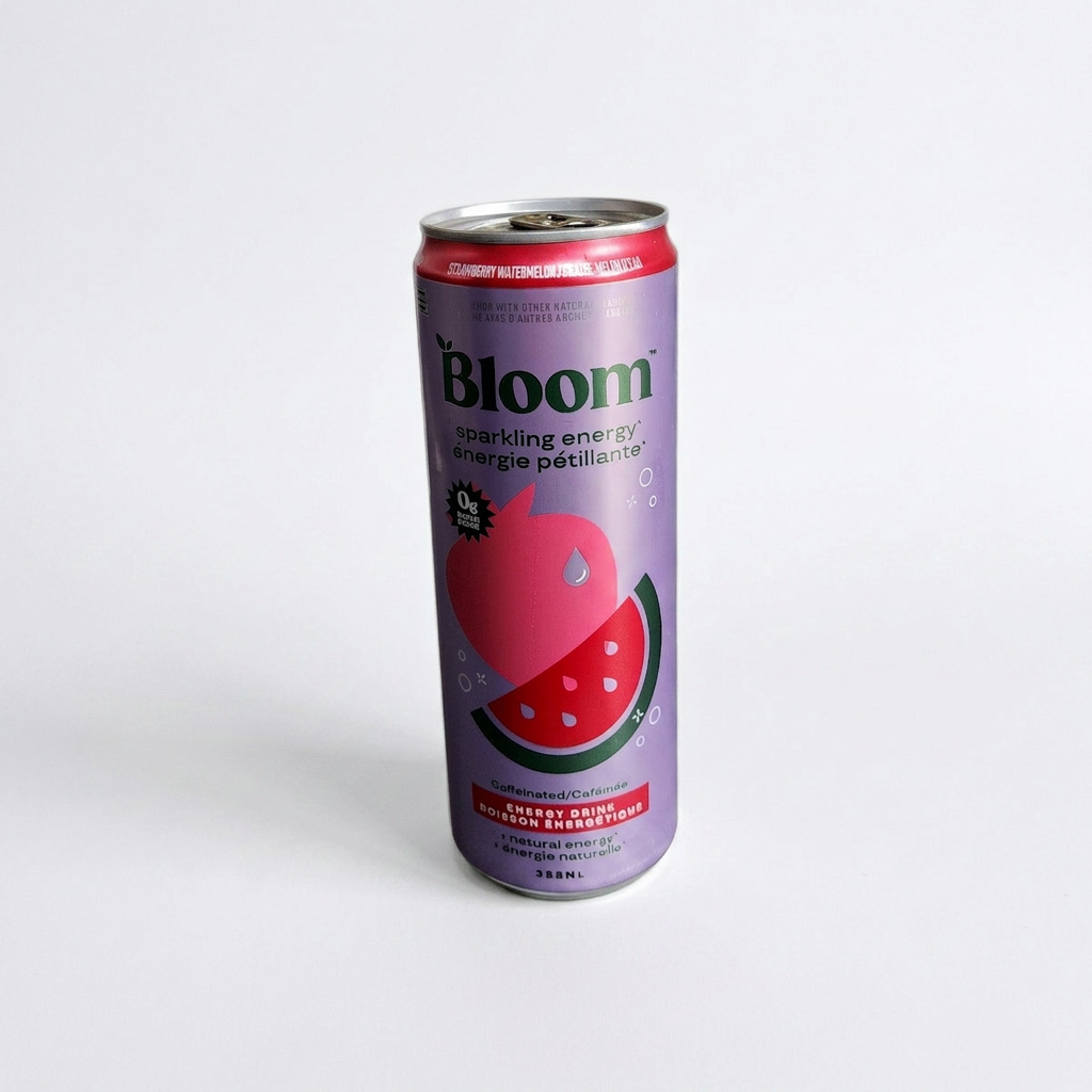 Bloom Sparkling Energy Strawberry Watermelon (355mL)