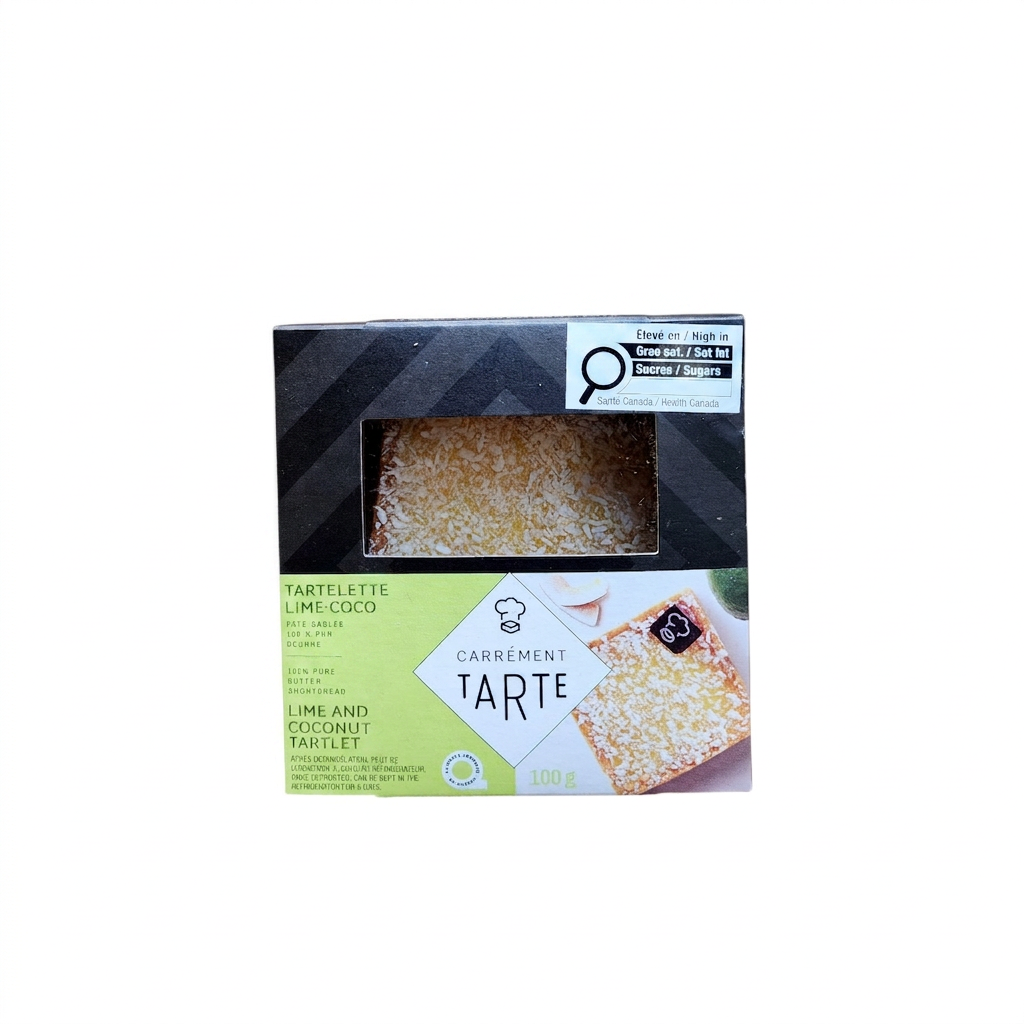 Carement Tart Lime & Coconut Tartlet (100g)