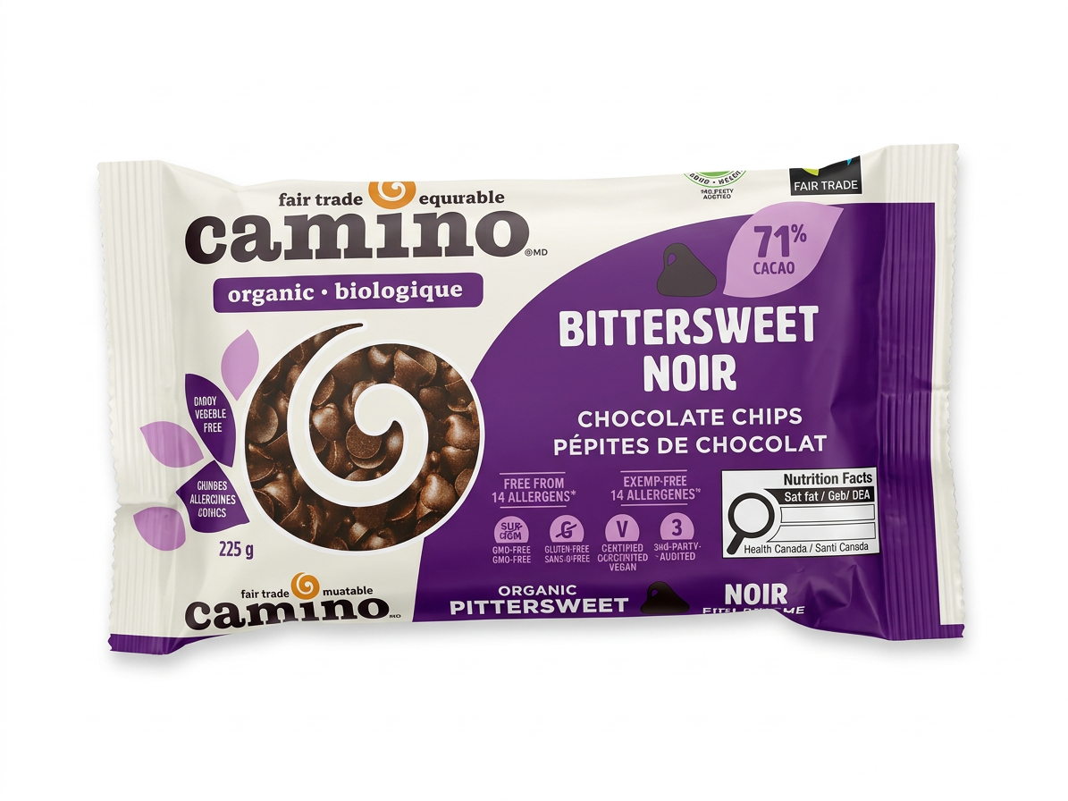 Camino Organic Bittersweet Chocolate Chips (225g)