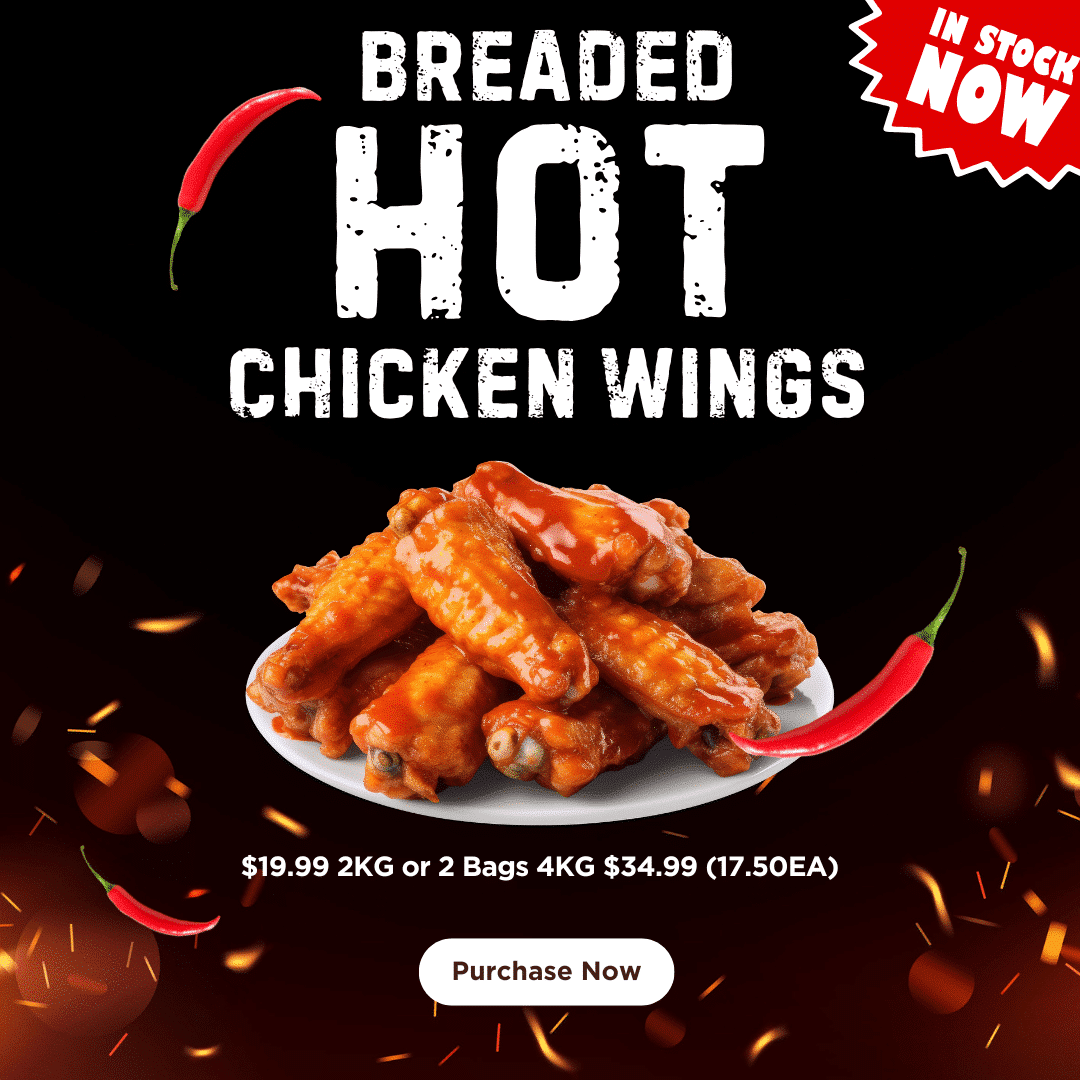 Breaded Hot Chicken Wings Frozen