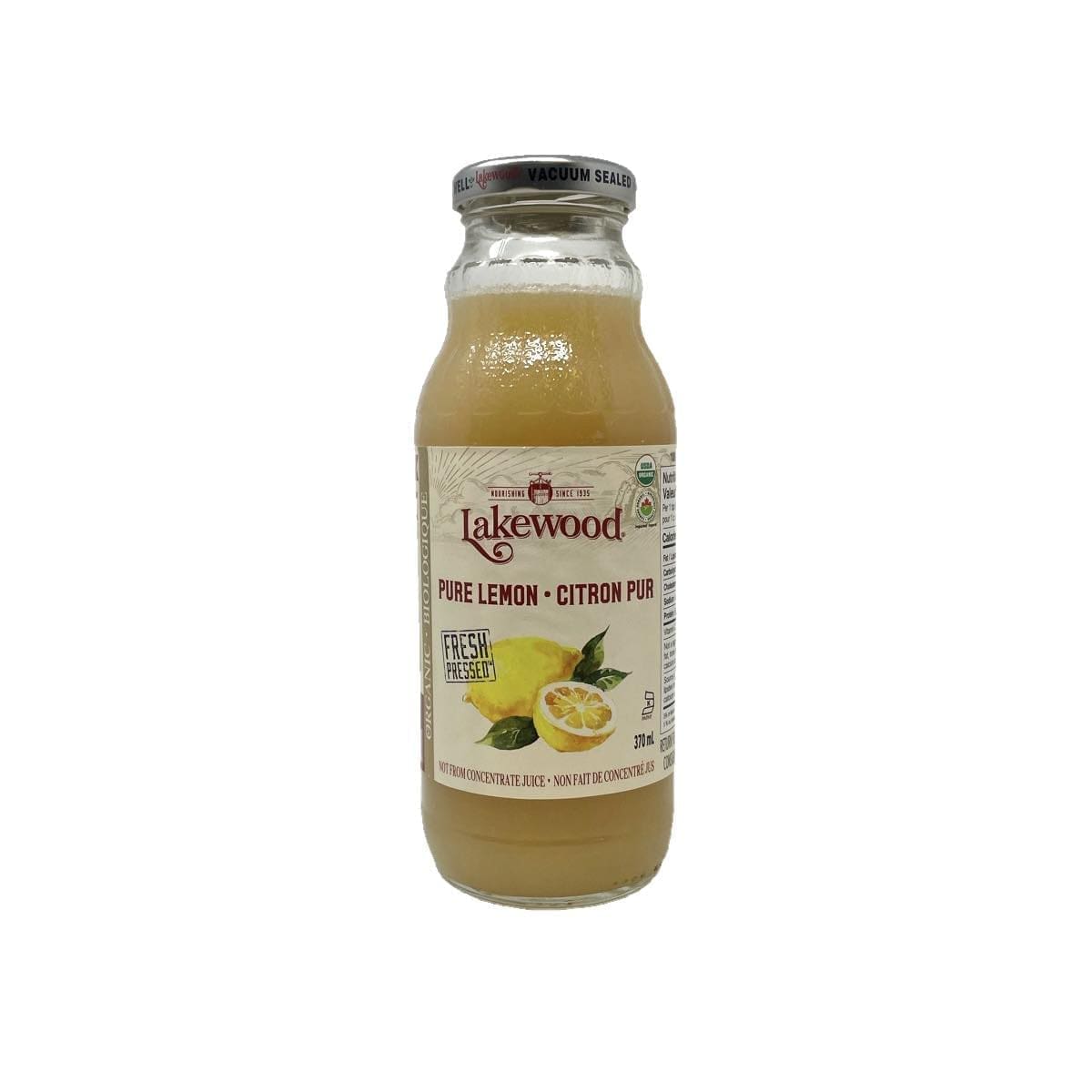 Lakewood Pure Lemon Juice (370mL)