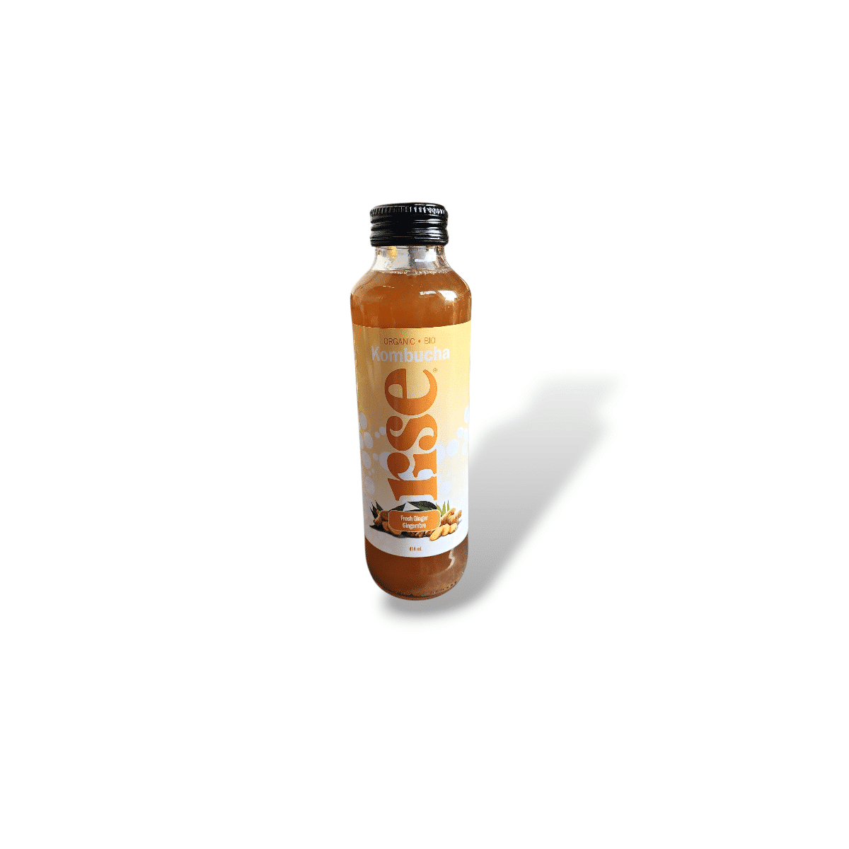Rise Organic Kombucha Fresh Ginger (414mL)