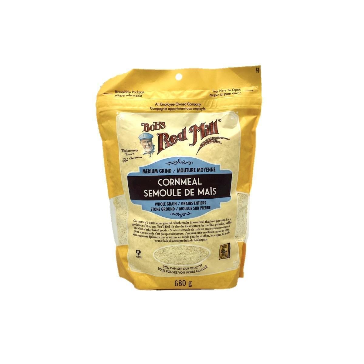 Bob's Red Mill Medium Grind Cornmeal (680g)