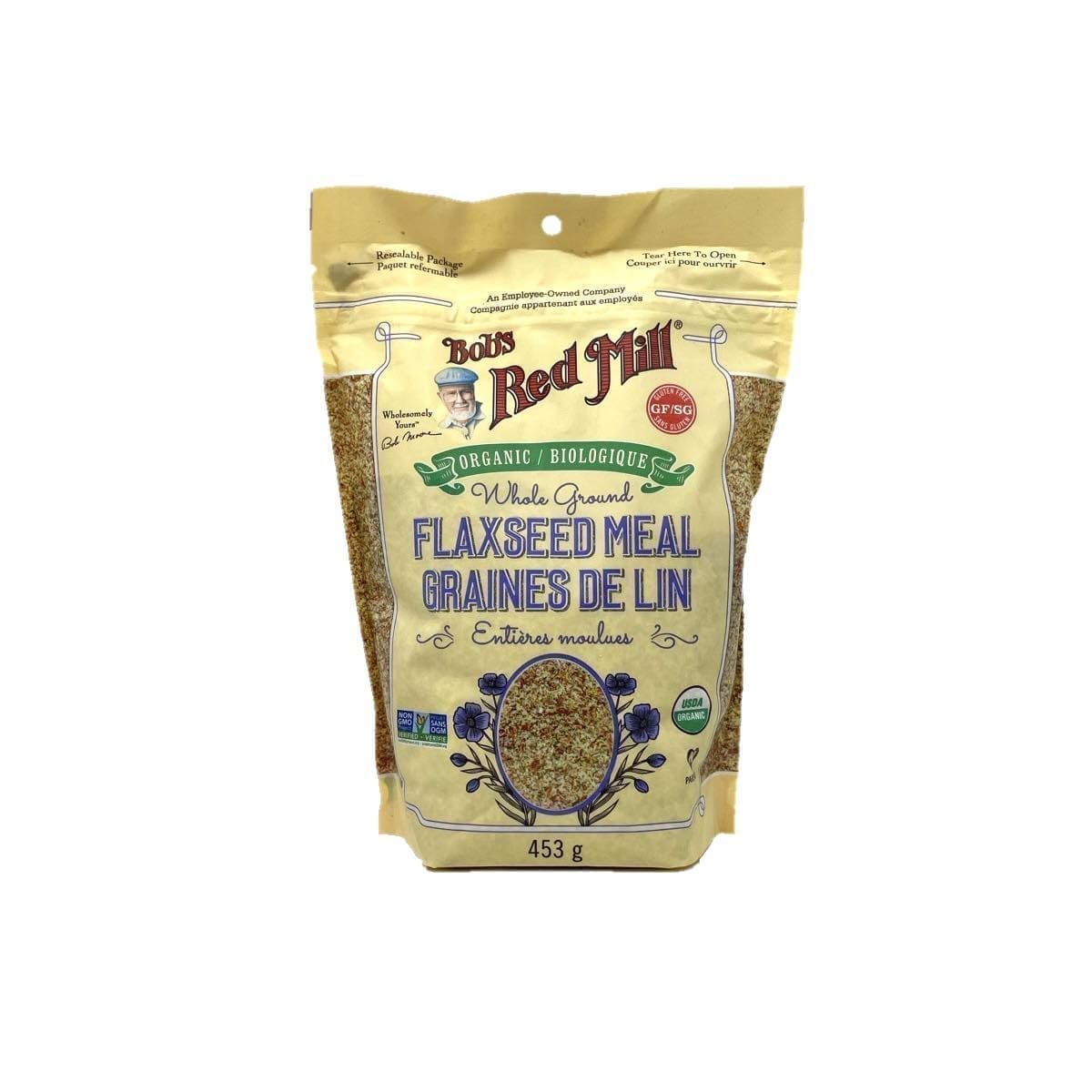 Bob's Red Mill Organic Whole Ground Flaxseed Meal (453g)