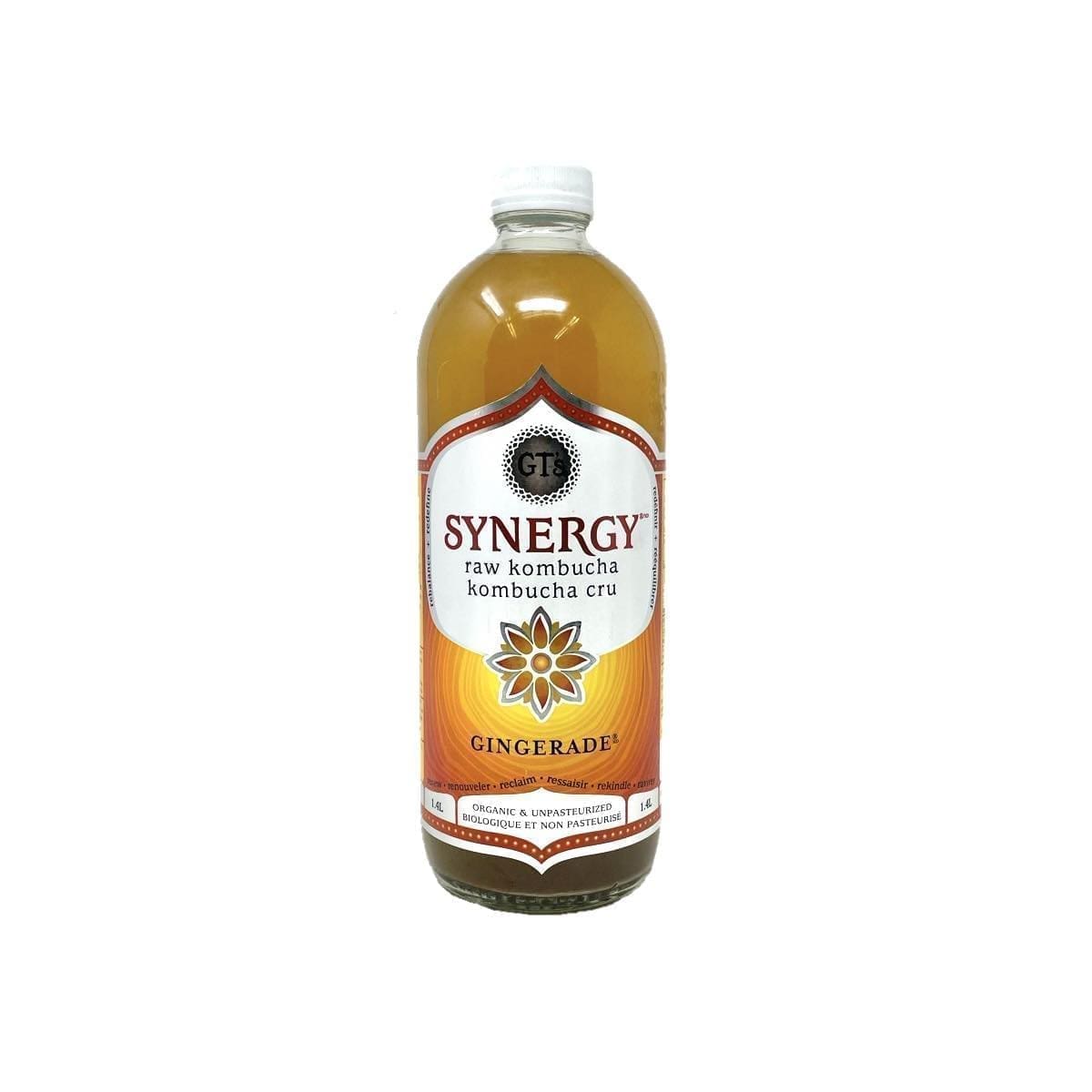 Synergy Raw Kombucha Gingerade (1.4L)