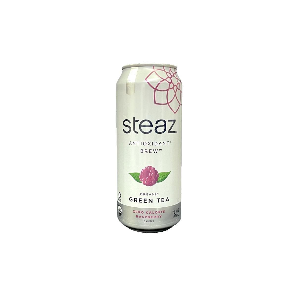 Steaz Organic Green Tea Raspberry (473mL)