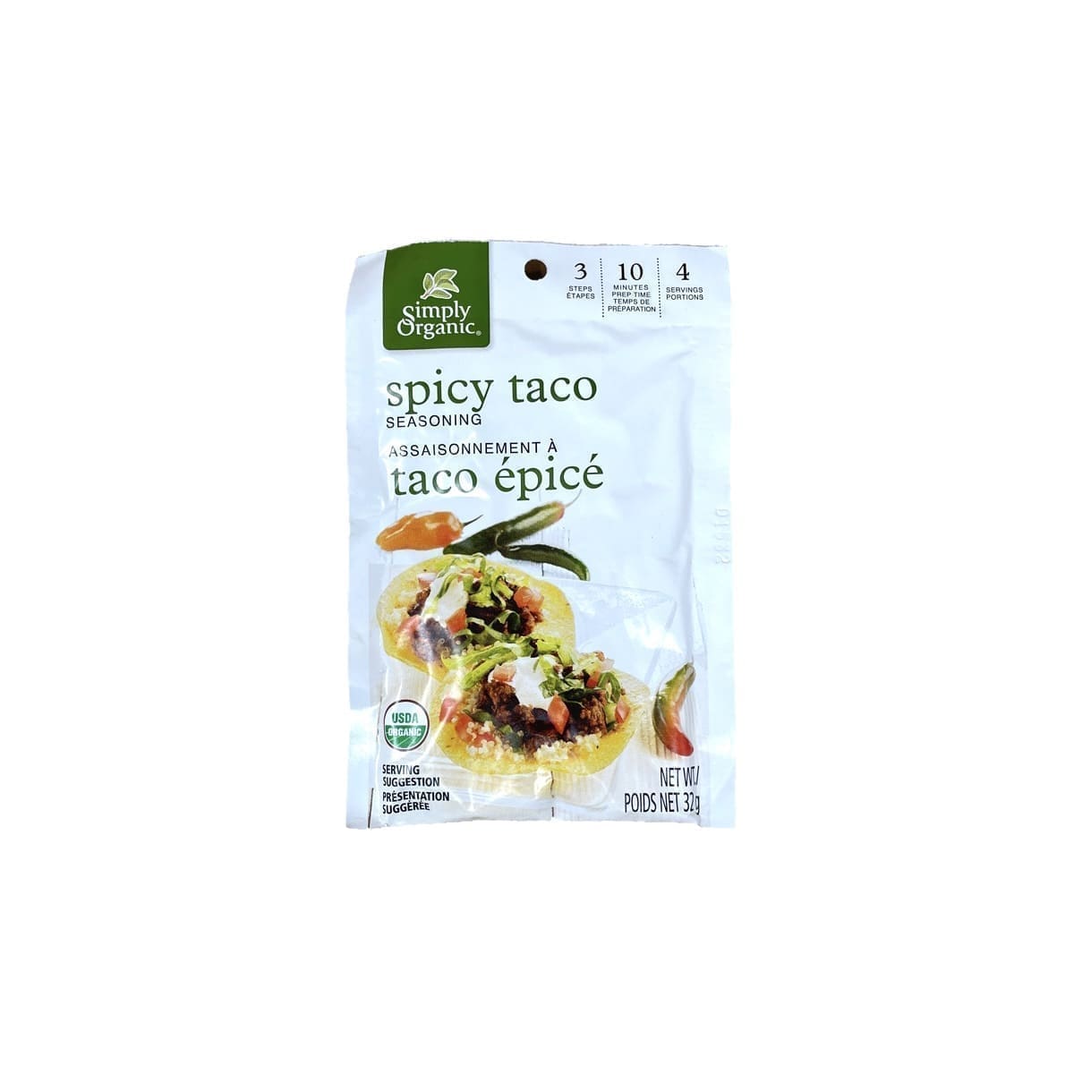 Simply Organic Spicy Taco Seasoning (32g)