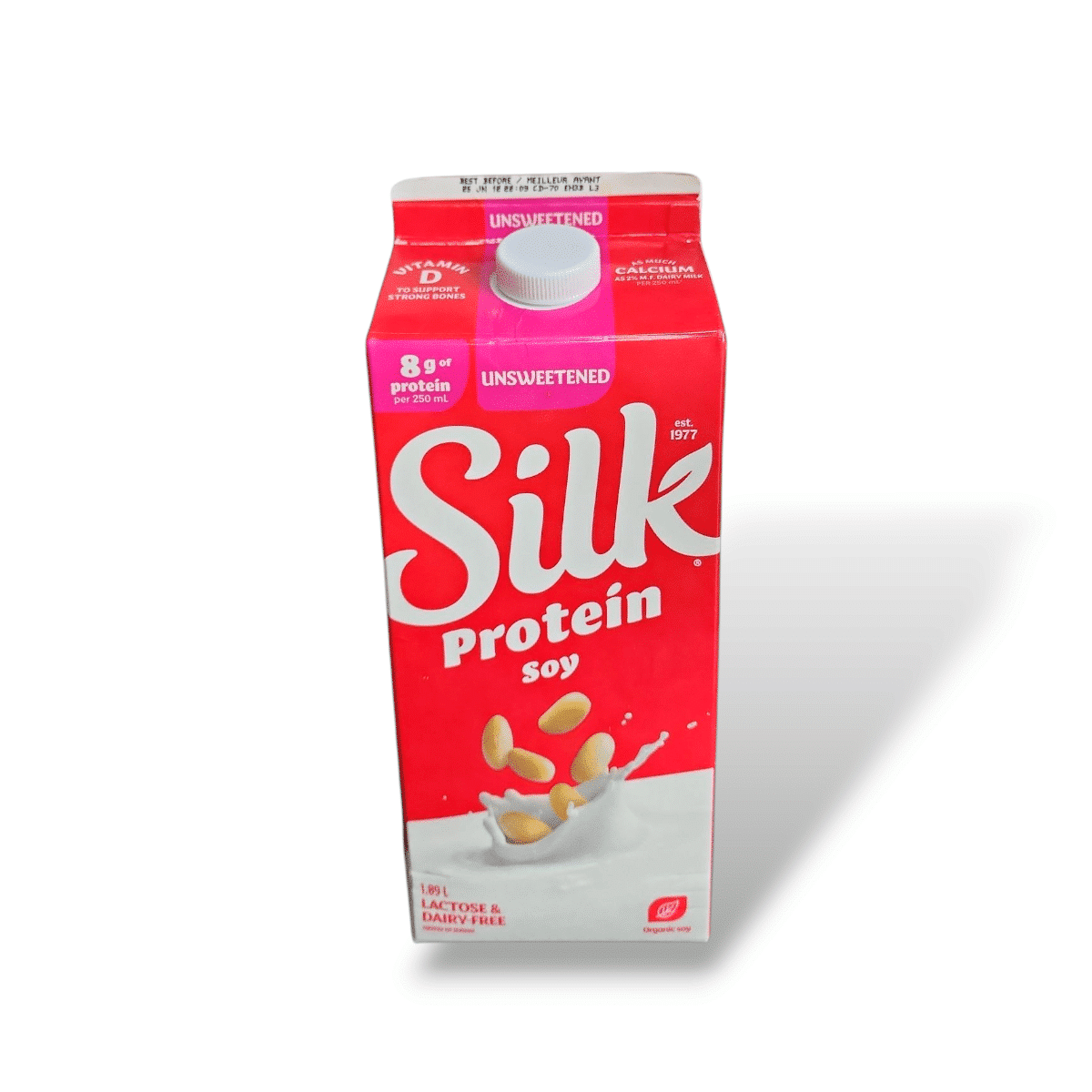 Silk Organic Soy Milk Unsweetened (1.89L)