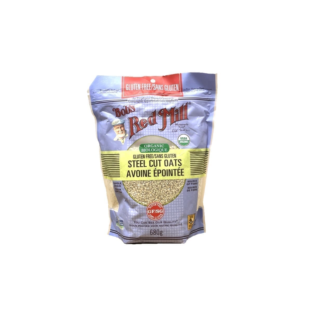 Bob's Red Mill Gluten-Free Organic Steel Cut Oats (680g)